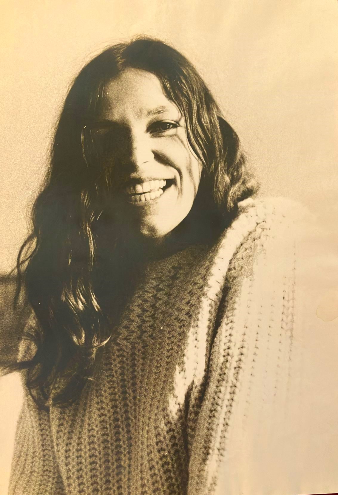 Yvonne Scholten negli anni Settanta (Fonte: Archivio privato Yvonne Scholten, per gentile concessione)